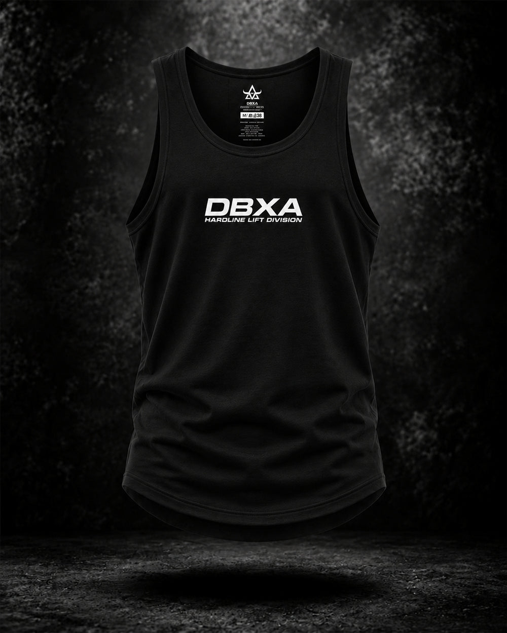 DBXA Hardline Tank — Black — front product view