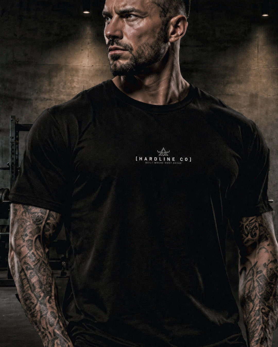 Lift Division tees — colour-balanced black