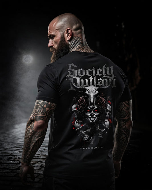 SOCIETY OUTLAW - SINNER TEE