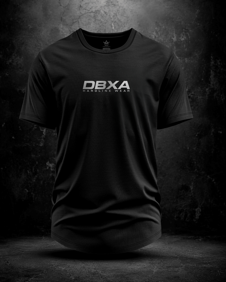 Black t-shirt with &