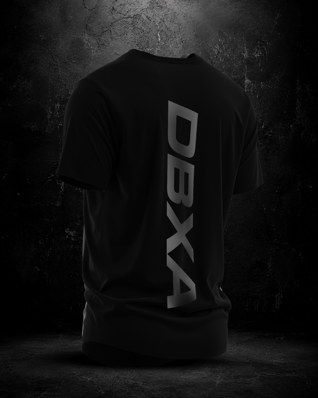 Black t-shirt with &