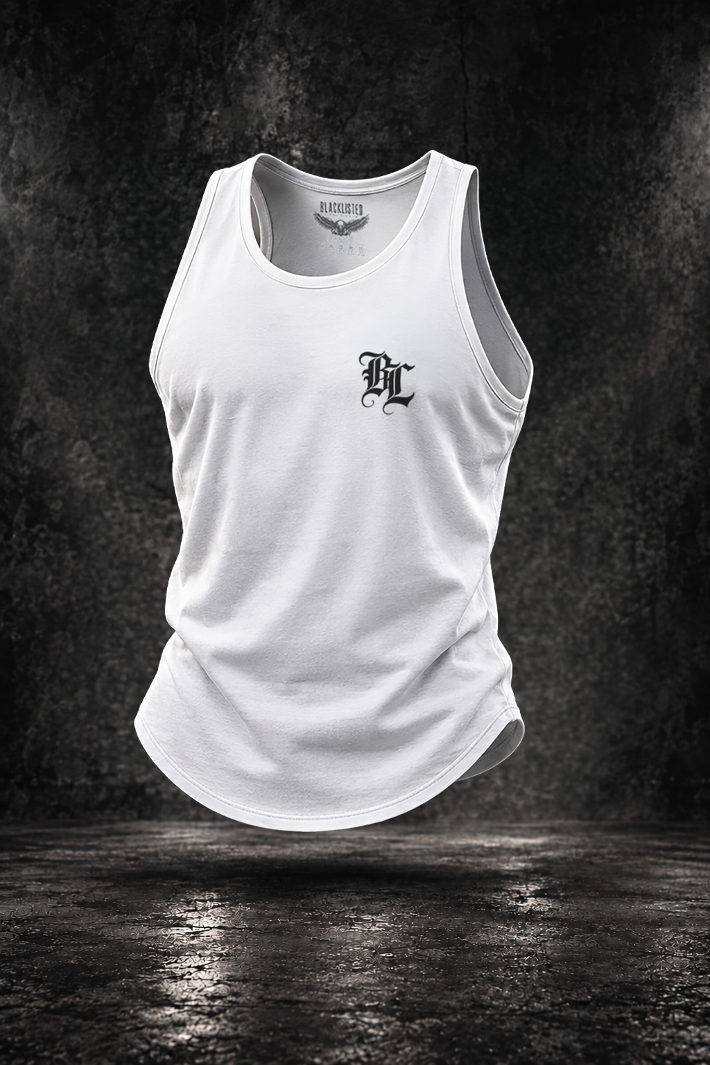Blacklisted OTS Tank — White — front product view