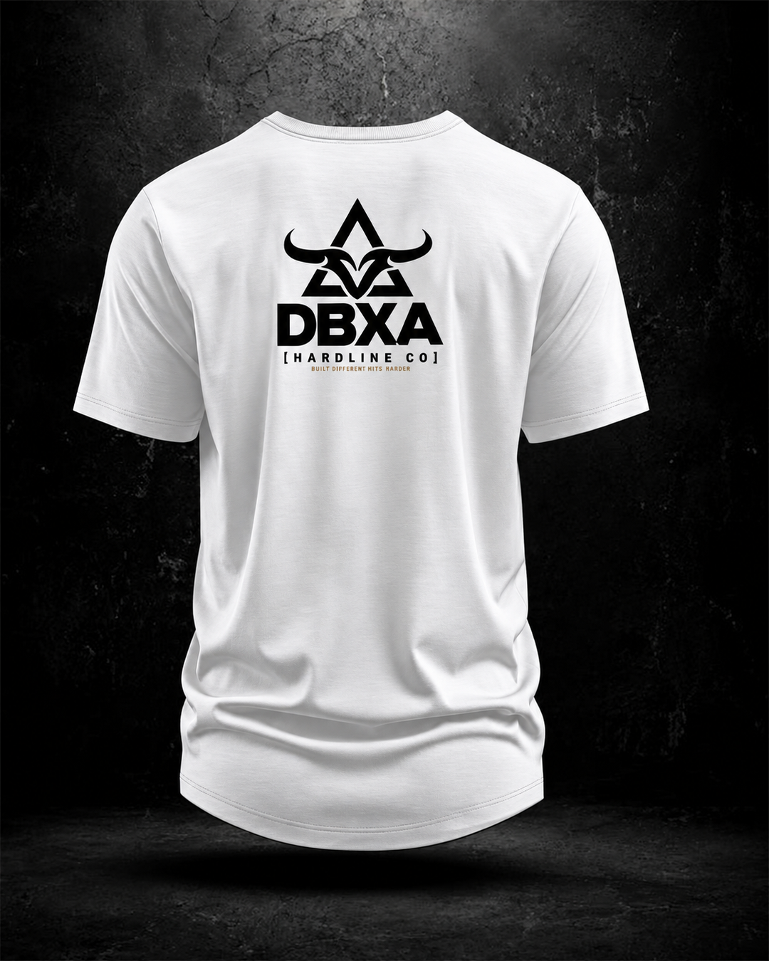 DBXA Hardline Classic Tee — White — back product view