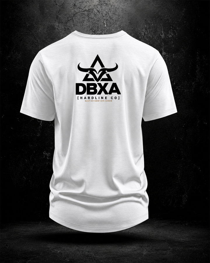 DBXA Hardline Classic Tee — White — back product view