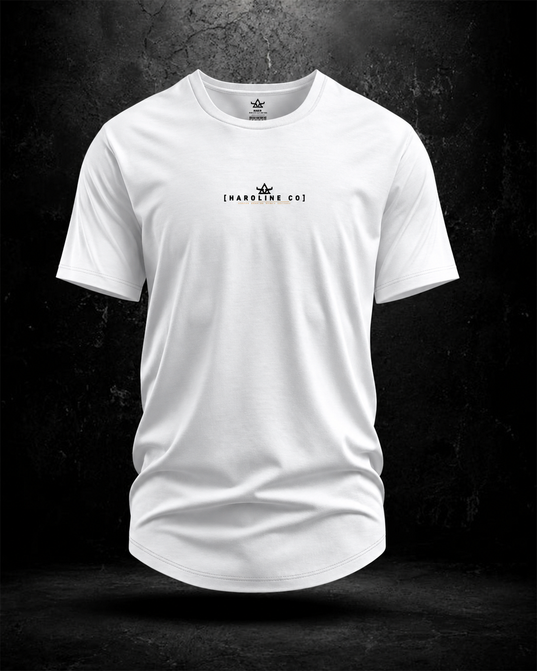 DBXA Hardline Classic Tee — White — front product view