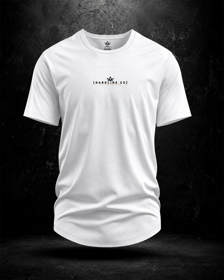 DBXA Hardline Classic Tee — White — front product view