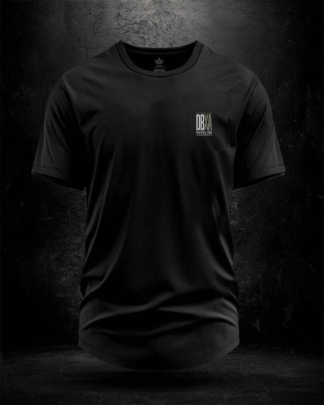 DBXA Hardline Taper Span Tee — Black — front product view