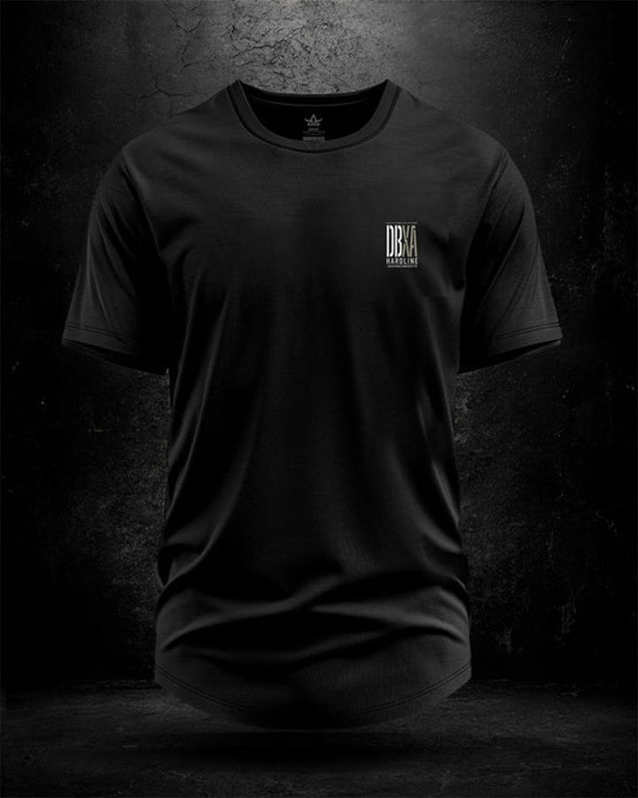 DBXA Hardline Taper Span Tee — Black — front product view