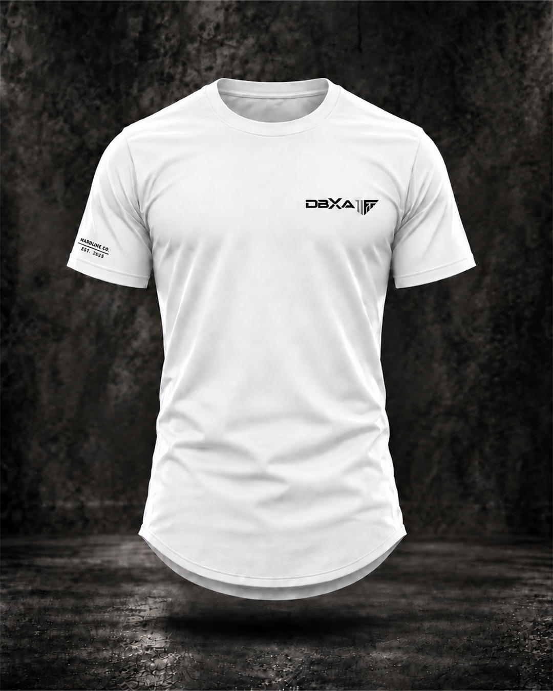 DBXA Stronghold Tee — White — front product view