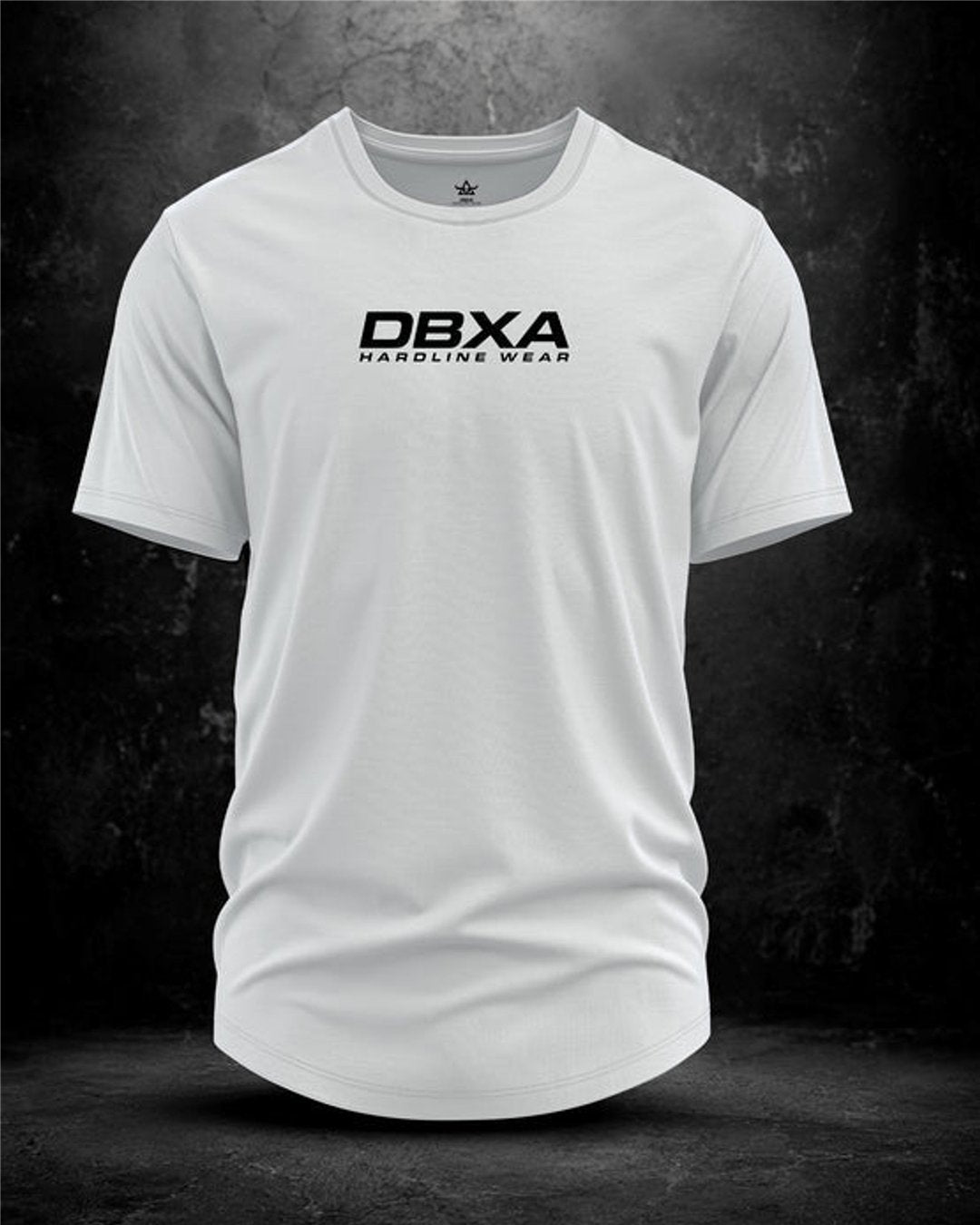 DBXA Street Shadow Longline Tee — White — front product view