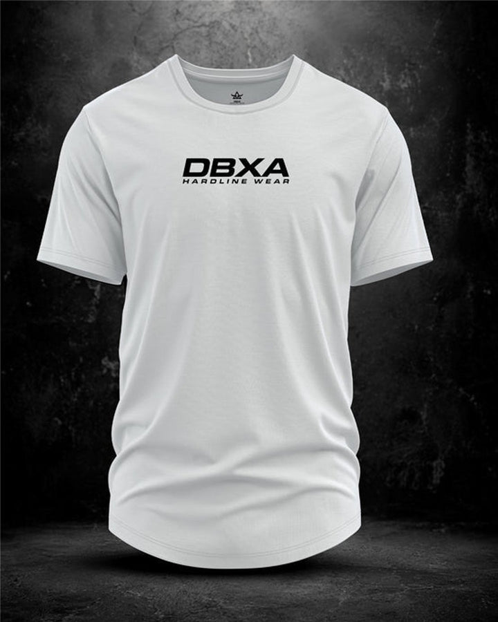 DBXA Street Shadow Longline Tee — White — front product view