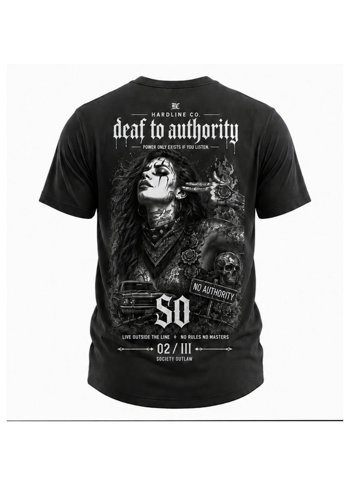 SOCIETY OUTLAW™  DEAF TO AUTHORITY