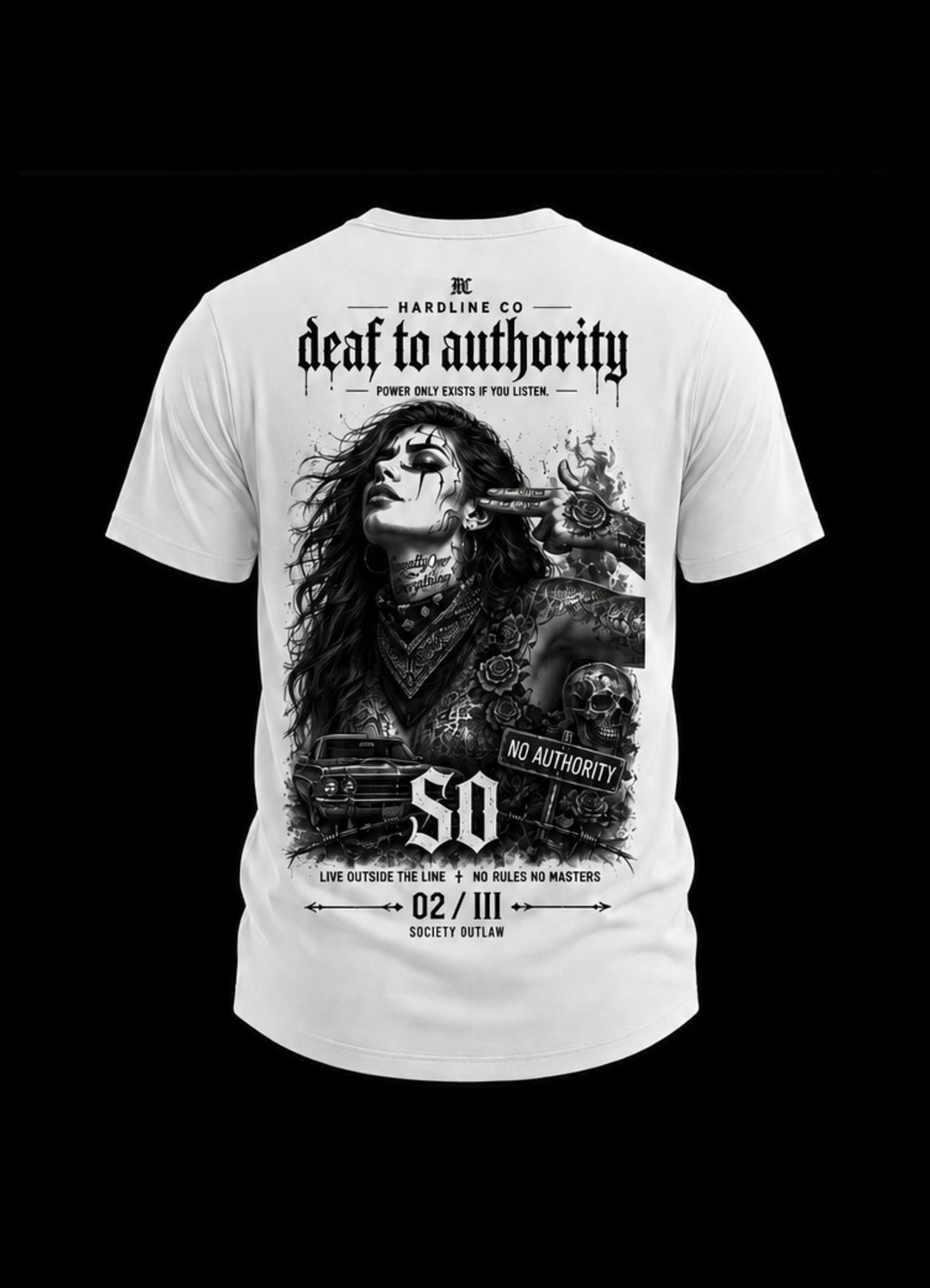 SOCIETY OUTLAW™  DEAF TO AUTHORITY