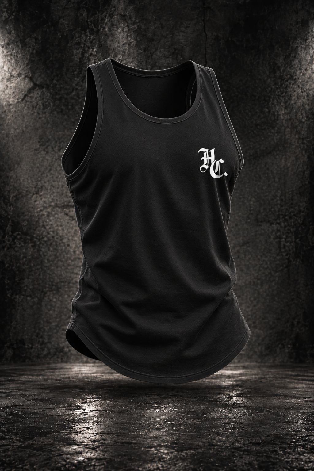 Hardline Co. Tank — Black — front product view