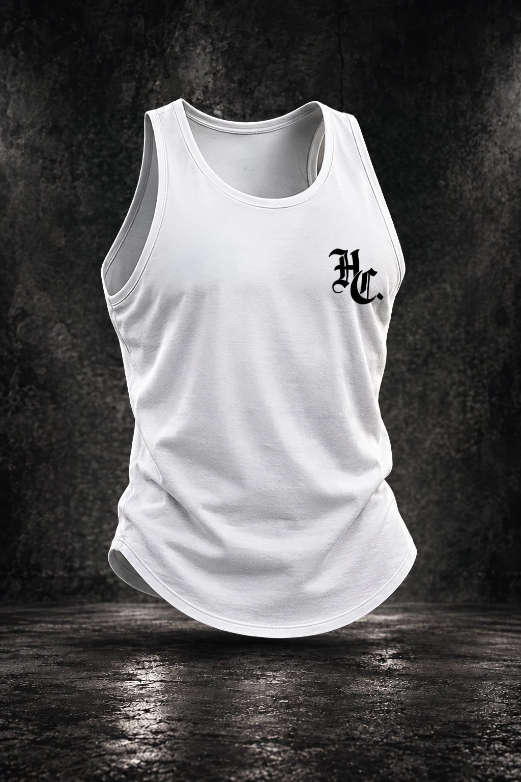Hardline Co. Tank — White — front product view
