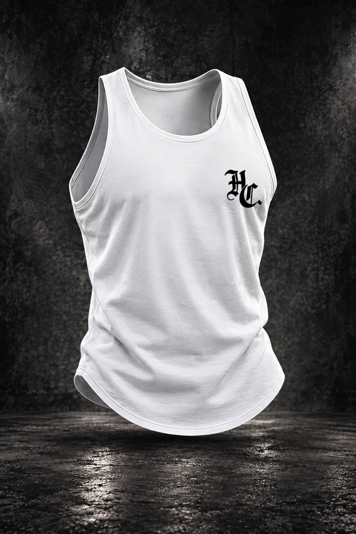 Hardline Co. Tank — White — front product view