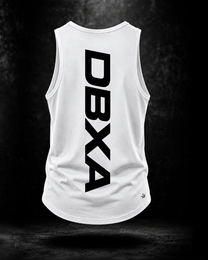 DBXA Hardline Tank — White — back product view