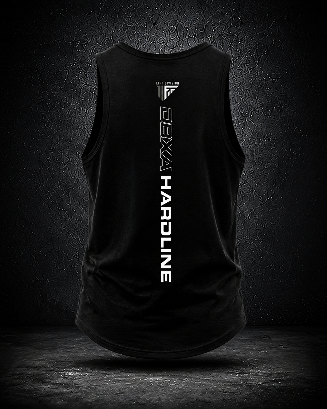 DBXA Ironspine hoodless tank back view