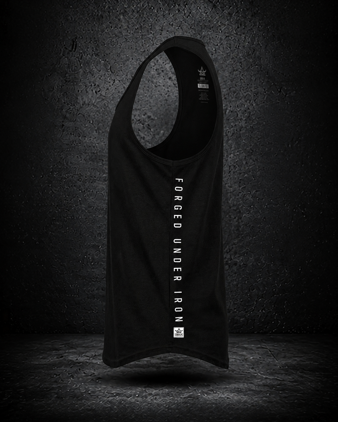 DBXA Ironspine hoodless tank side view
