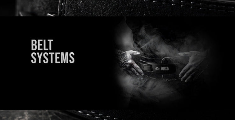 Black and white image with 'Belt Systems' text and a person working on equipment.