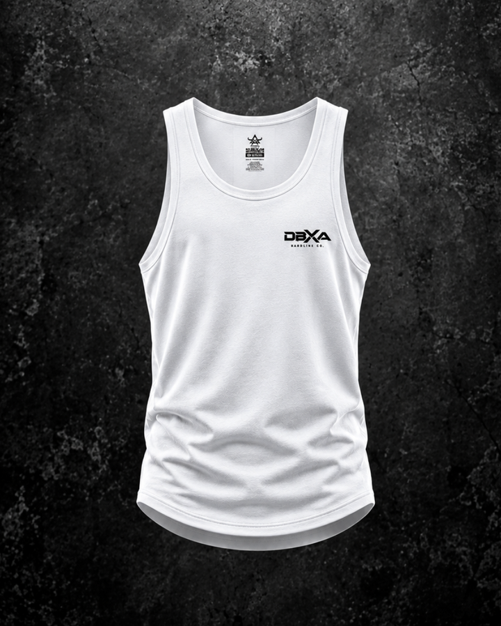 DBXA Stronghold Tank — White — front product view