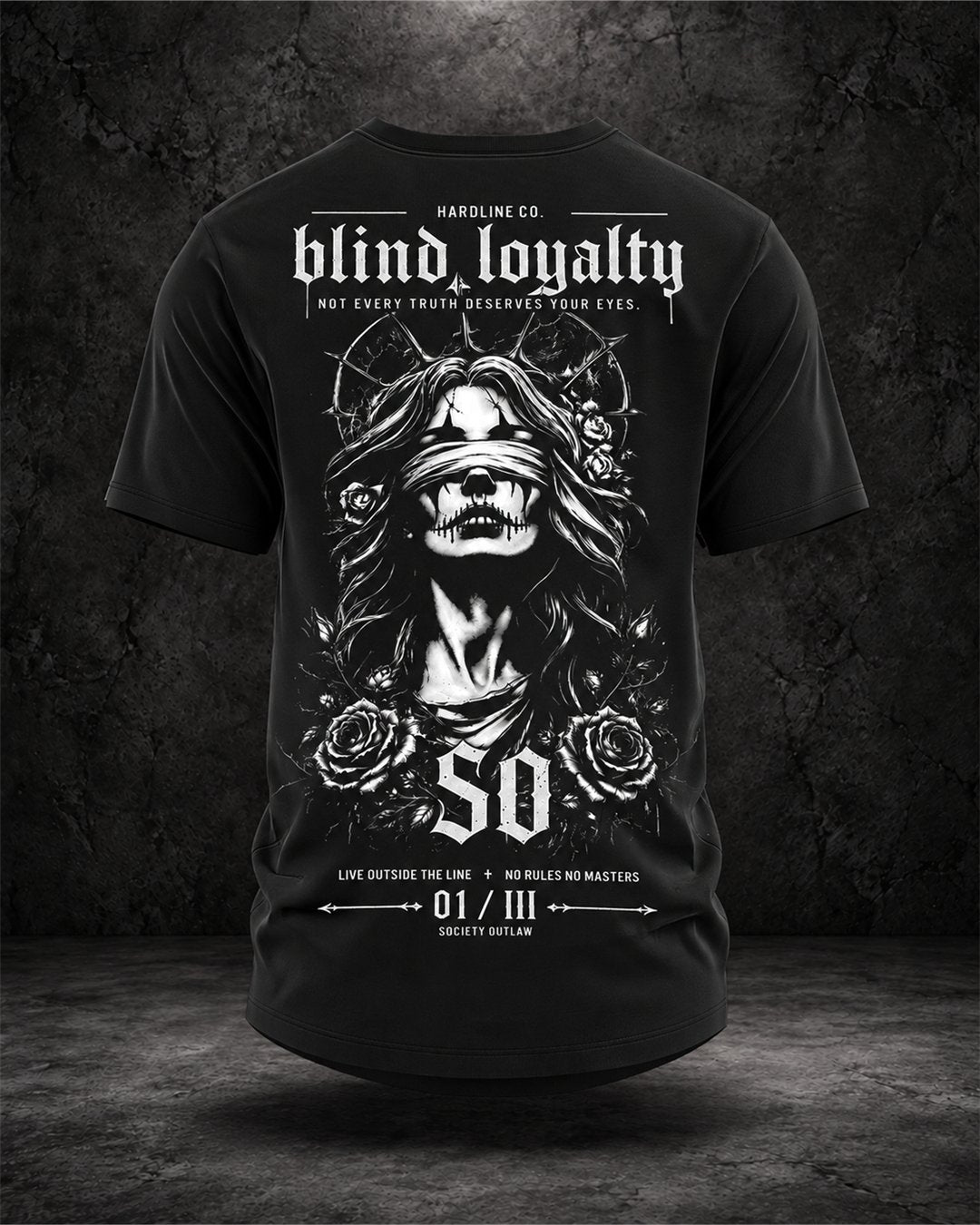 SOCIETY OUTLAW™  BLIND LOYALTY — Black — back product view