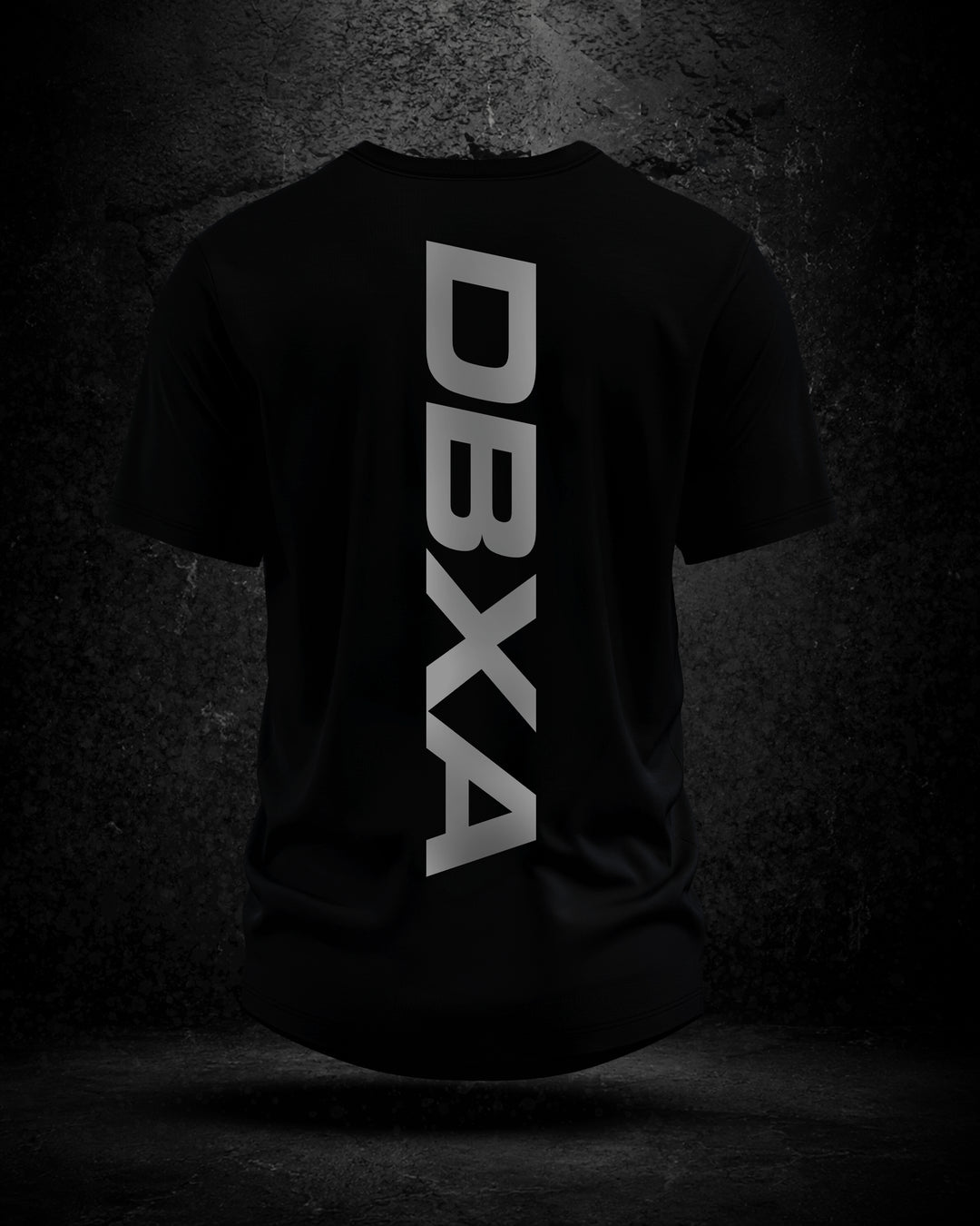 Black t-shirt with &